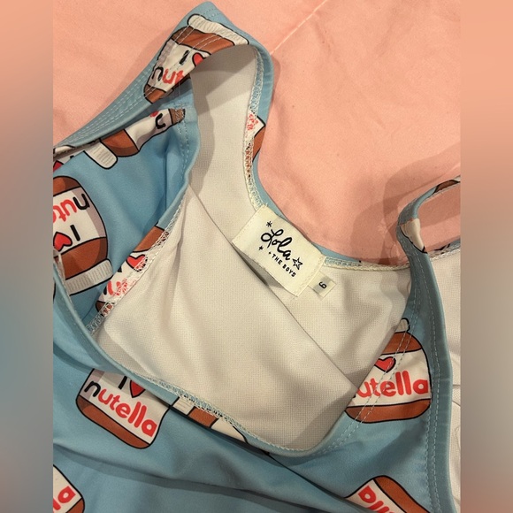 Lola + the Boys I Love Nutella Swimsuit - Picture 4 of 8